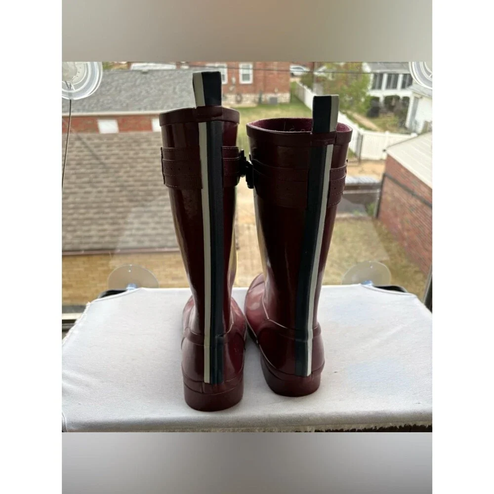 Sperry Burgundy Women's Rain Boots